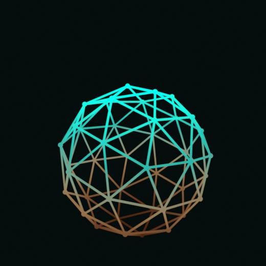 Orbit Turntable rendered in Blender 5.2, Signal Dusk