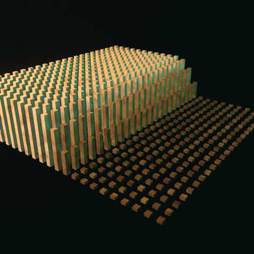 Extrude Grow rendered in Blender 5.2, Signal Dusk