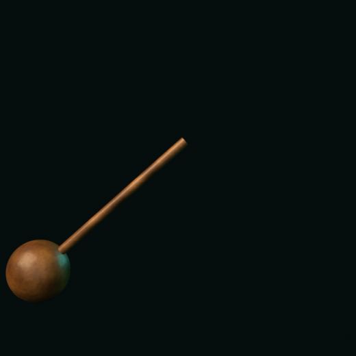 Pendulum Swing rendered in Blender 5.2, Signal Dusk