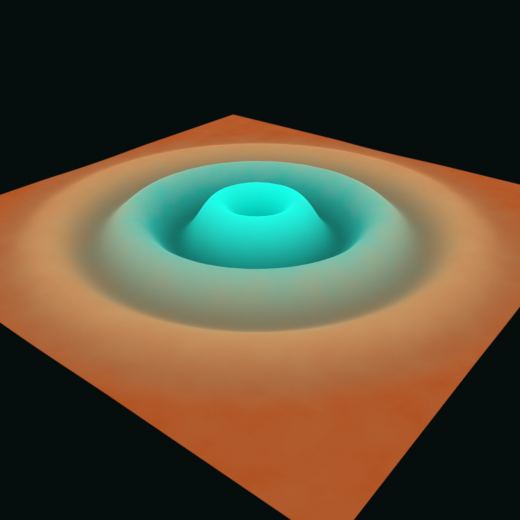 Wave Ripple rendered in Blender 5.2, Signal Dusk